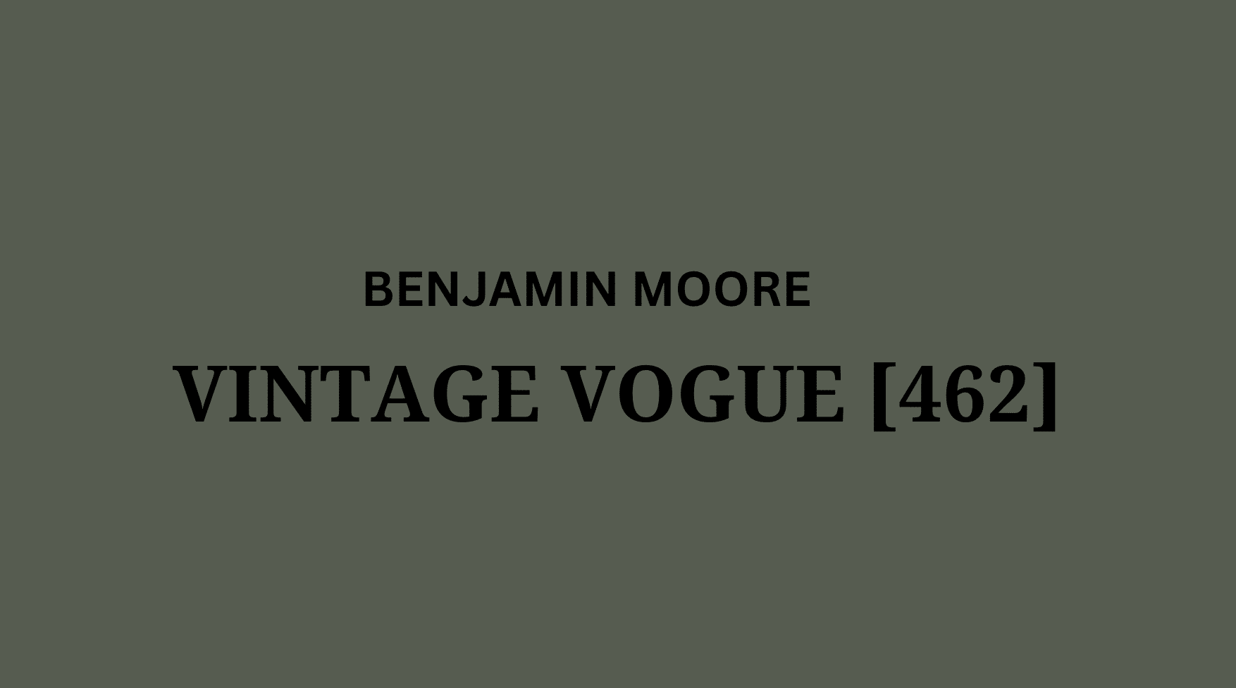 vintage vogue benjamin moore