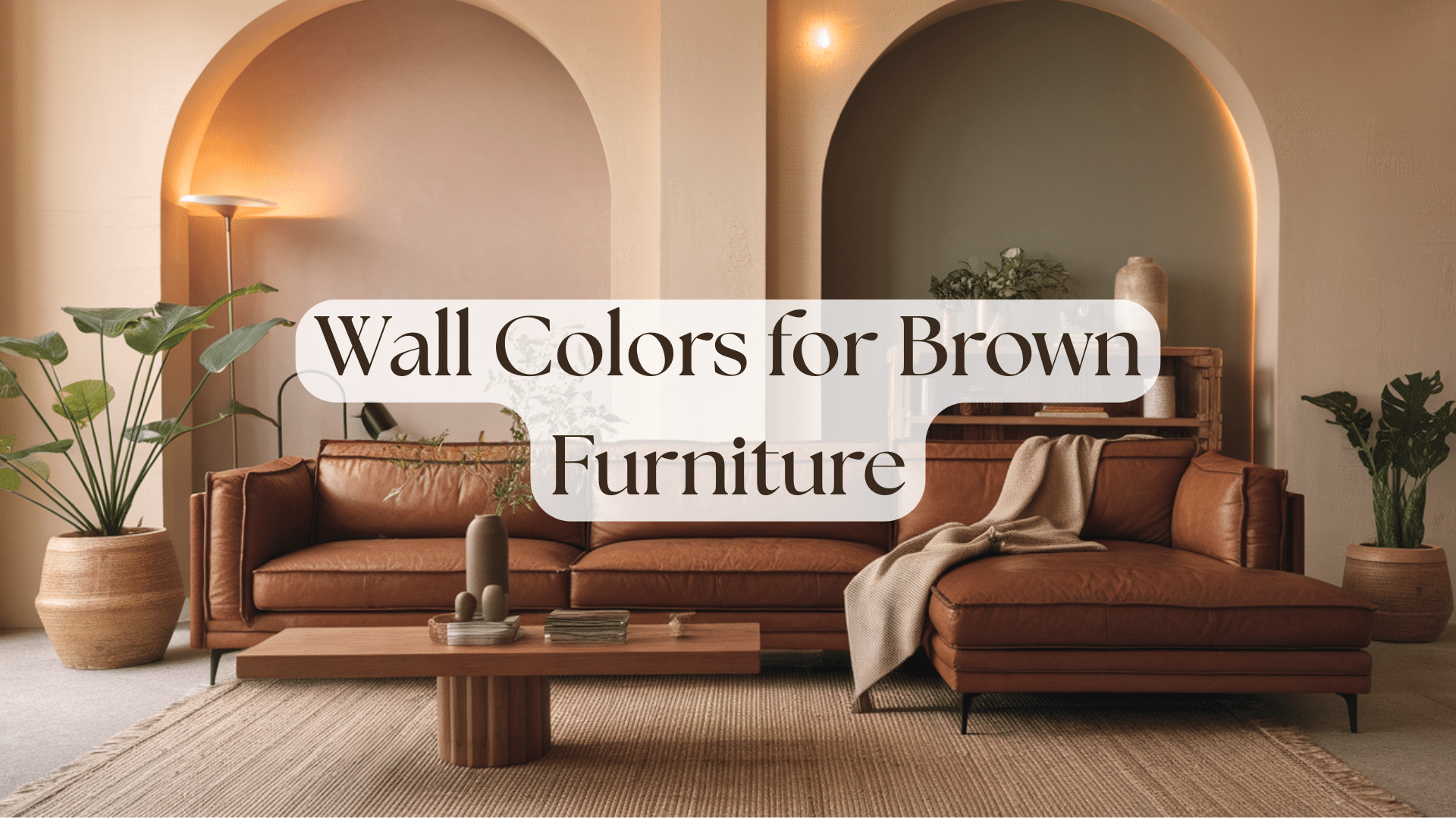 wall color that goes with brown furniture