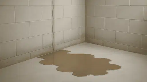 water leaking in basement
