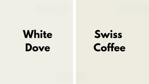 white dove vs swiss coffee
