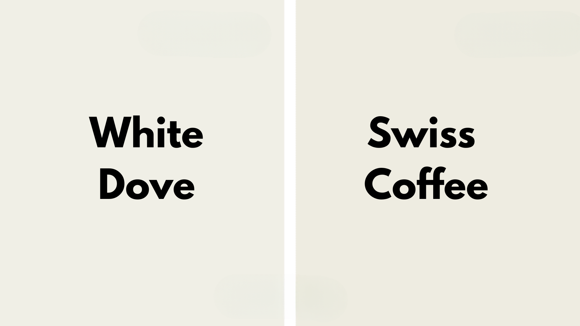 white dove vs swiss coffee