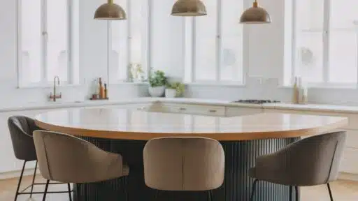 13 Curved Kitchen Island Design You Should Try