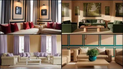Creative Beige Living Room Ideas!