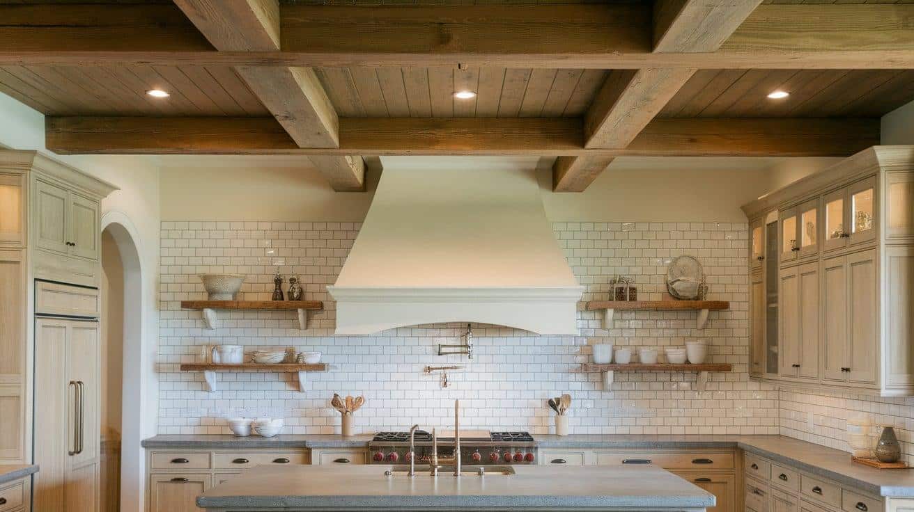 Add_Wood_Beams_with_Tile_Backsplash