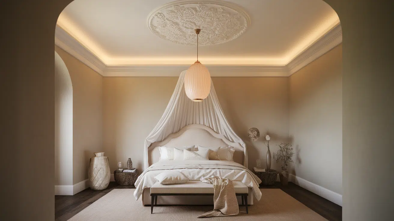 Ceiling_Medallion_with_Pendant_Light