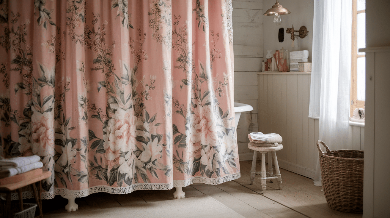 Floral_Shower_Curtain_with_Lace_Trim