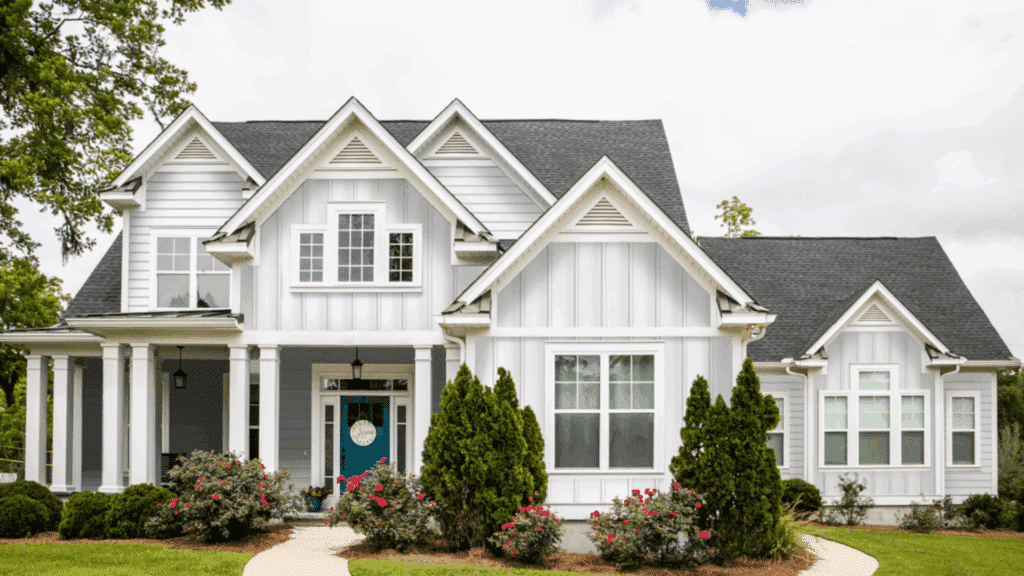 Glacier White on Exteriors