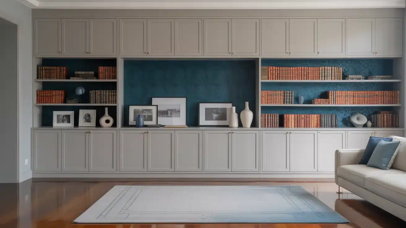 Grey_Built-ins_with_Blue_Backsplash