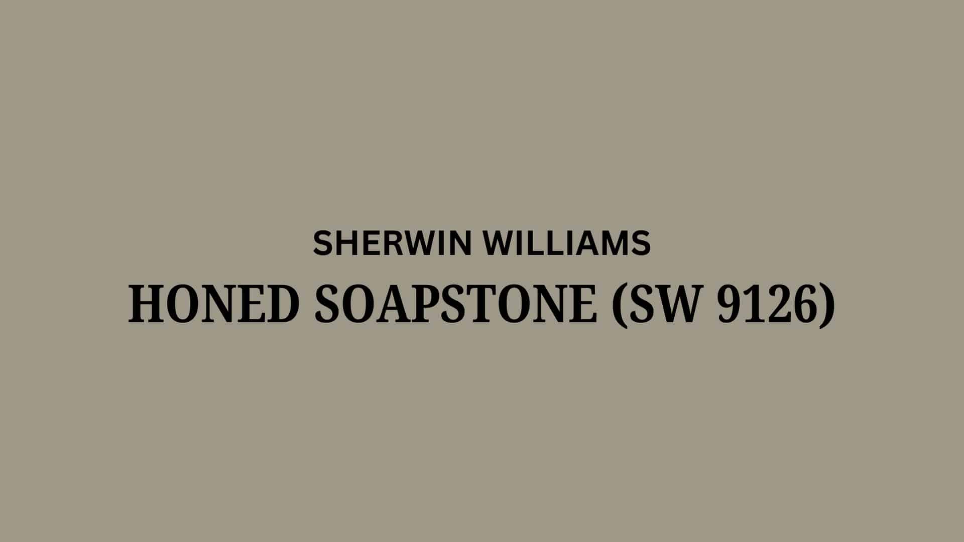 Honed Soapstone (SW 9126) by Sherwin Williams: A Review
