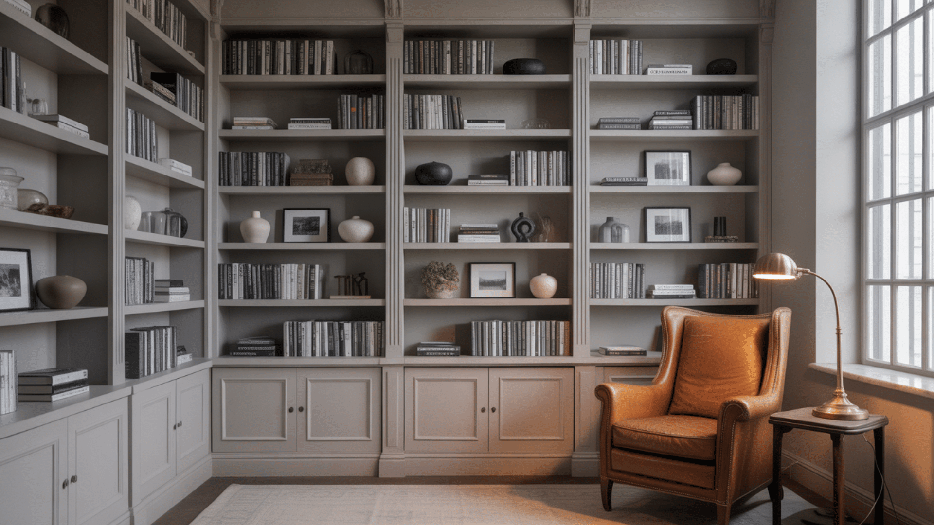 Install_Tall_Narrow_Bookcases