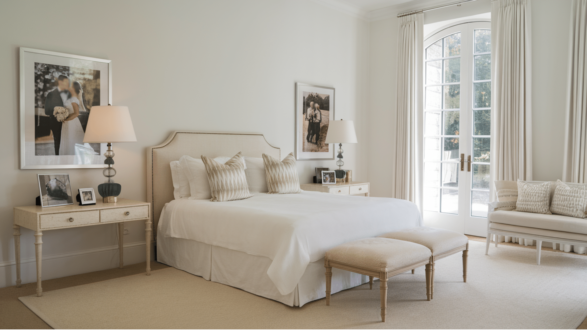 Matching_Bedside_Tables_with_Personal_Photos