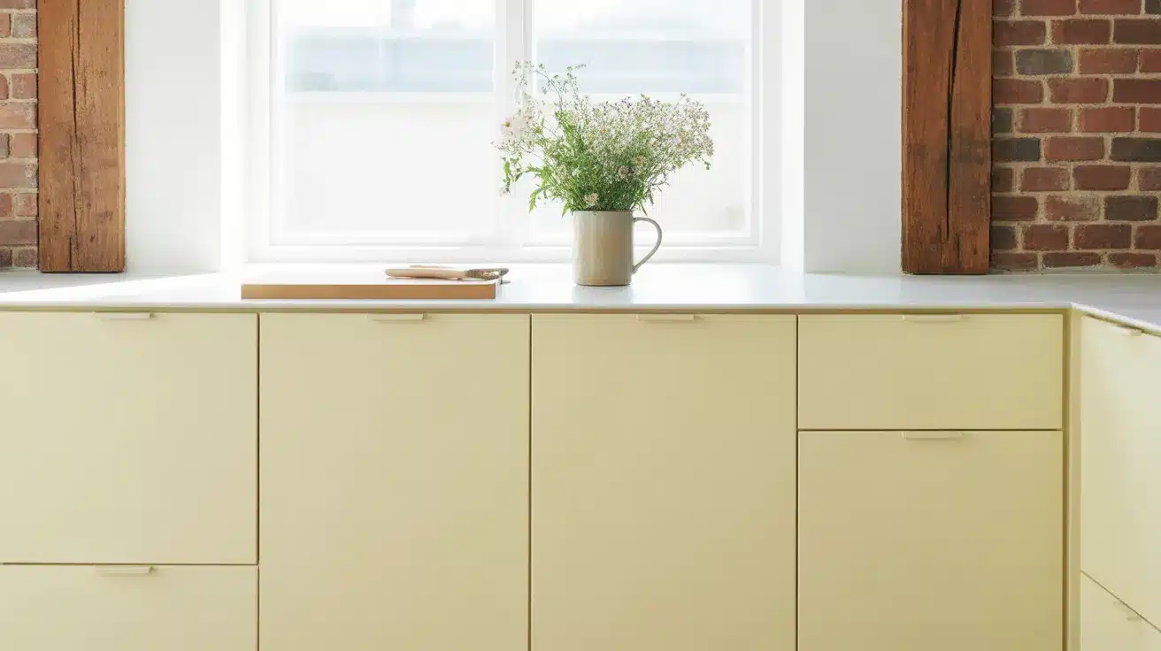Minimalist_Cream_Cabinets_in_a_Rustic_Setting