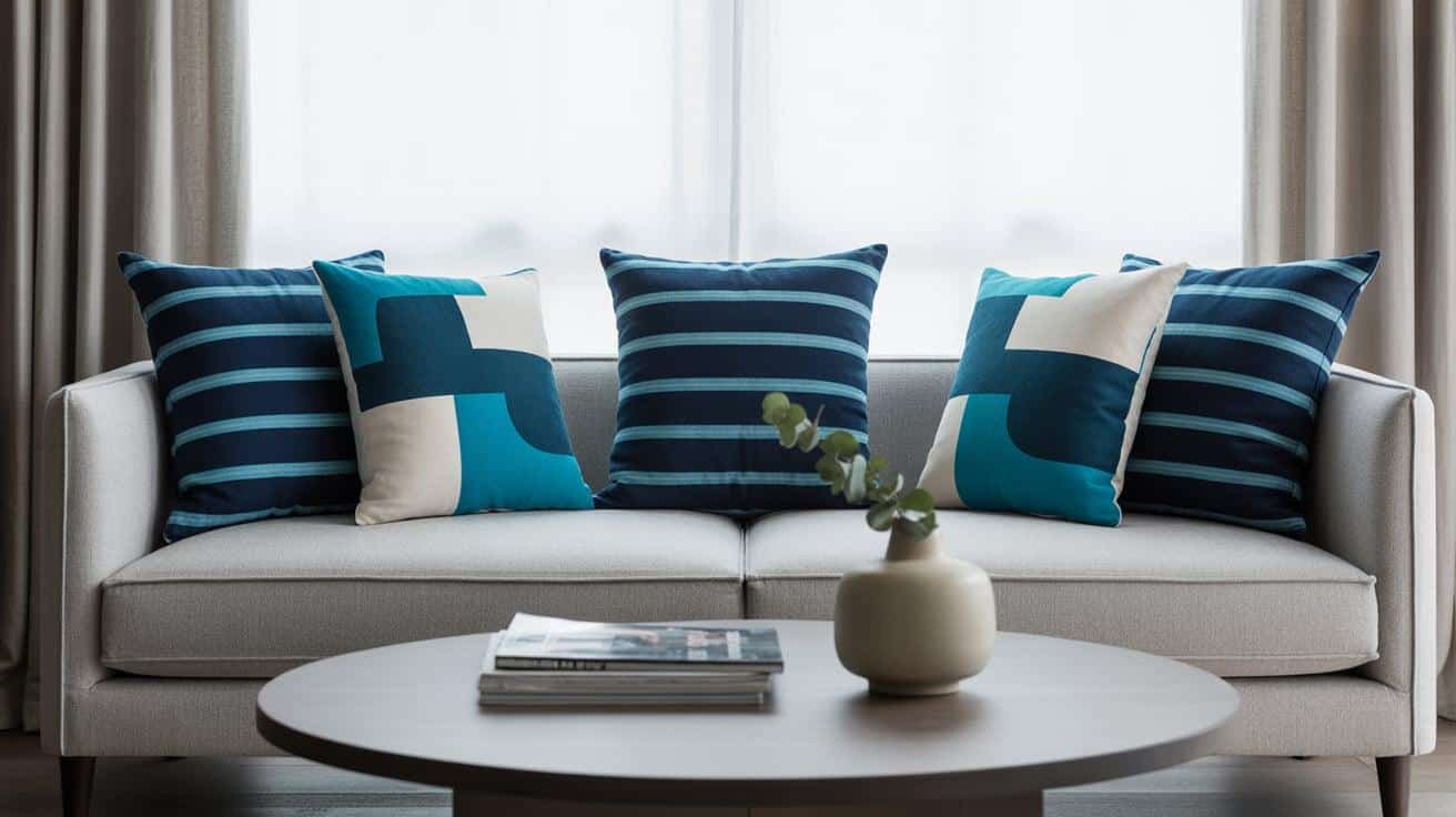 Modern_Grey_Sofa_with_Patterned_Blue_Cushions