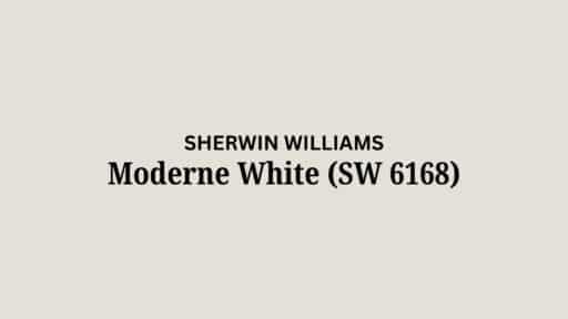Moderne White (SW 6168) by Sherwin Williams: A Review