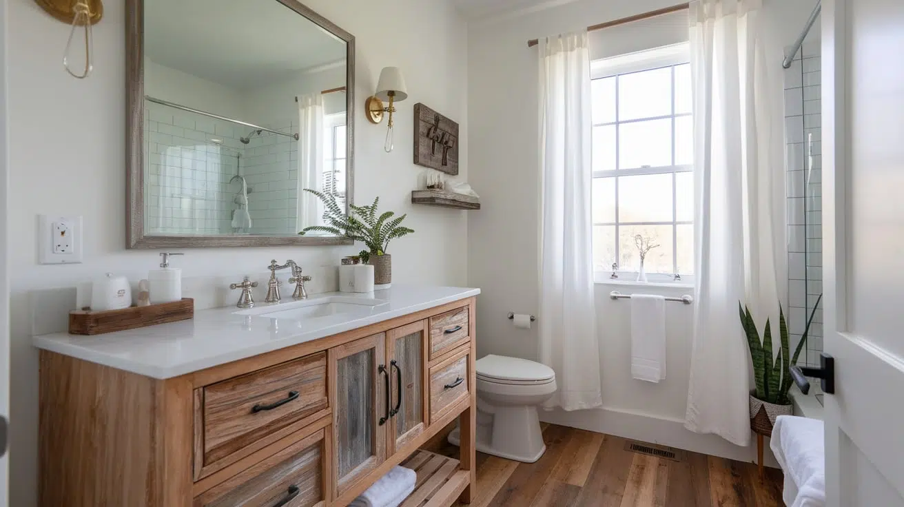 Reclaimed_Wood_Vanity_with_White_Marble_Countertop