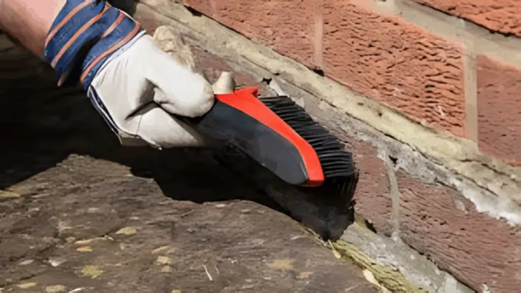 Scrape or Soften Unwanted Mortar