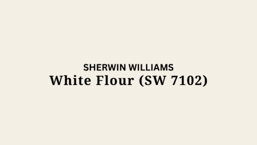 Sherwin William's White Flour (7102): A Review