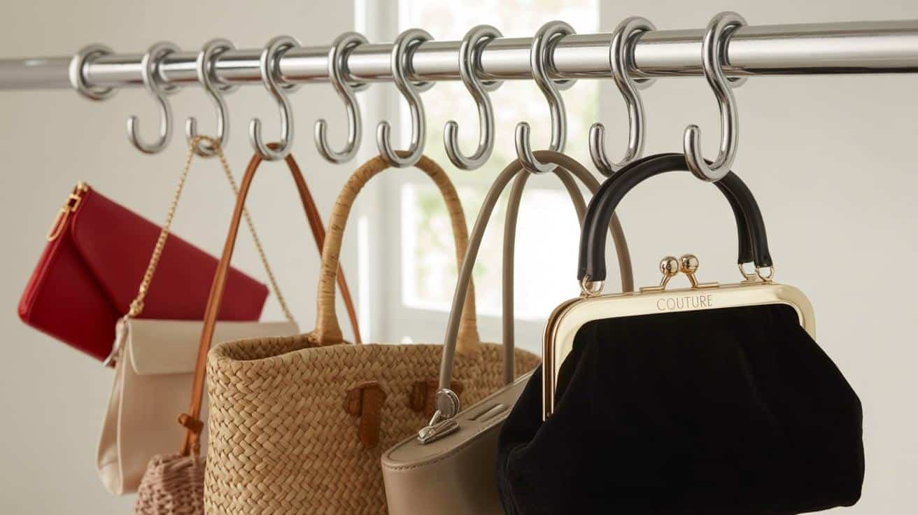 Use_Shower_Hooks_for_Purses