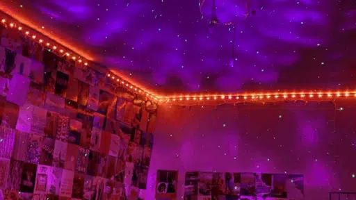 baddie aesthetic rooms with led lights