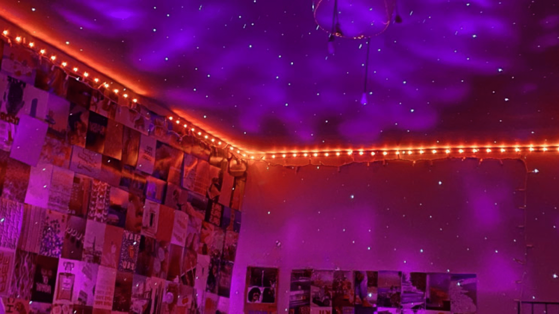 baddie aesthetic rooms with led lights