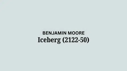 benjamin moore iceberg