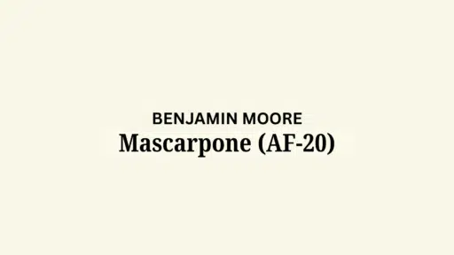 benjamin moore mascarpone