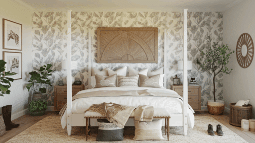 boho farmhouse bedroom