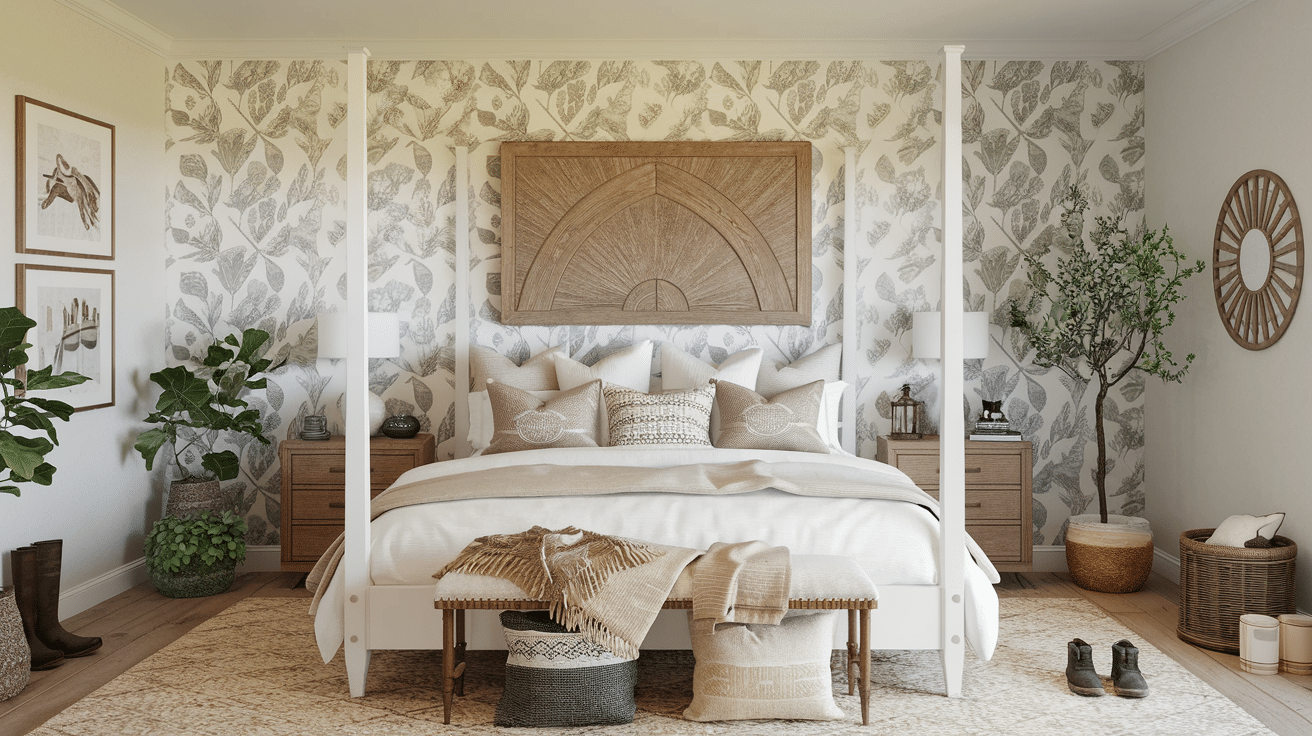 boho farmhouse bedroom