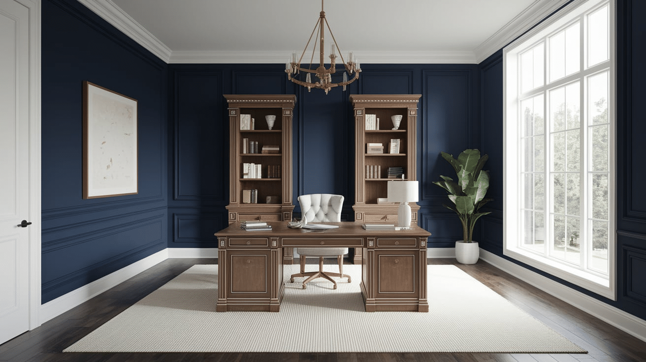 c3_Navy_Blue_Walls_with_White_Trim