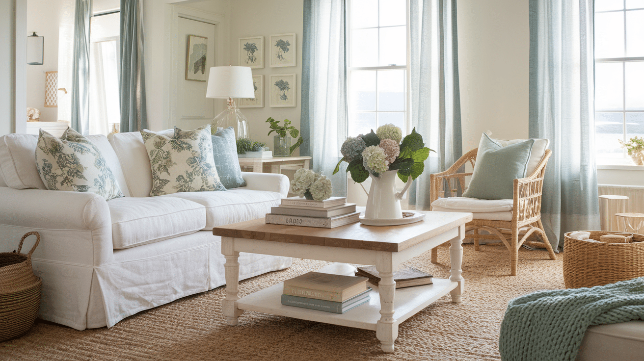 coastal grandma decor