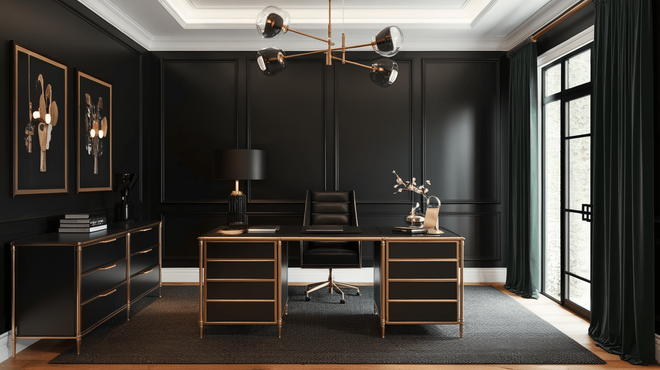d-12_Matte_Black_and_Brass_Design