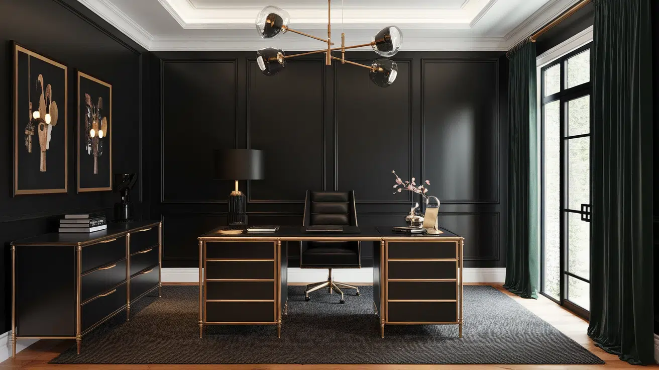 d-12_Matte_Black_and_Brass_Design