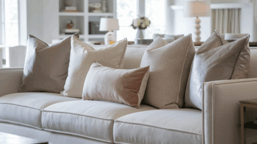 how many pillows on a couch