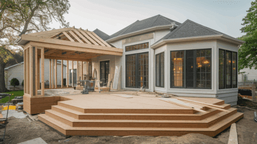 how to enclose a deck