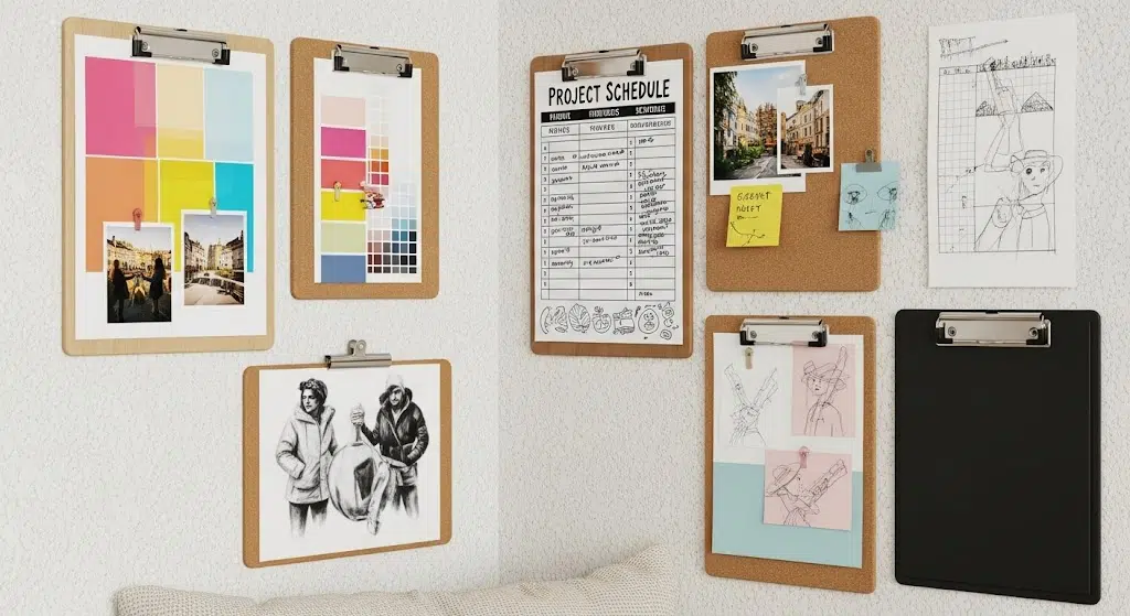 kHanging_Clipboards_for_Inspiration