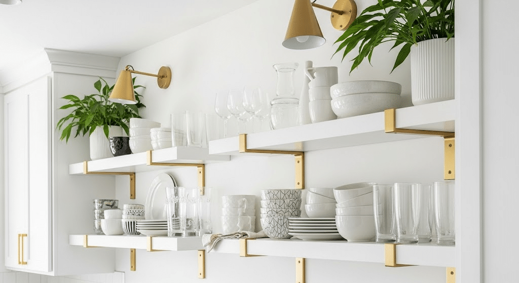 pWhite_and_Gold_Kitchen_with_Floating_Shelves