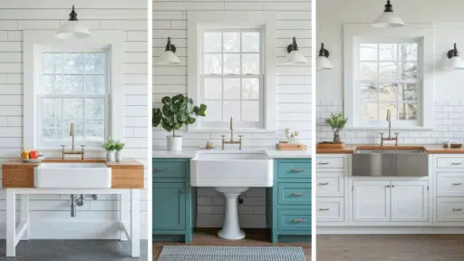 types of sinks