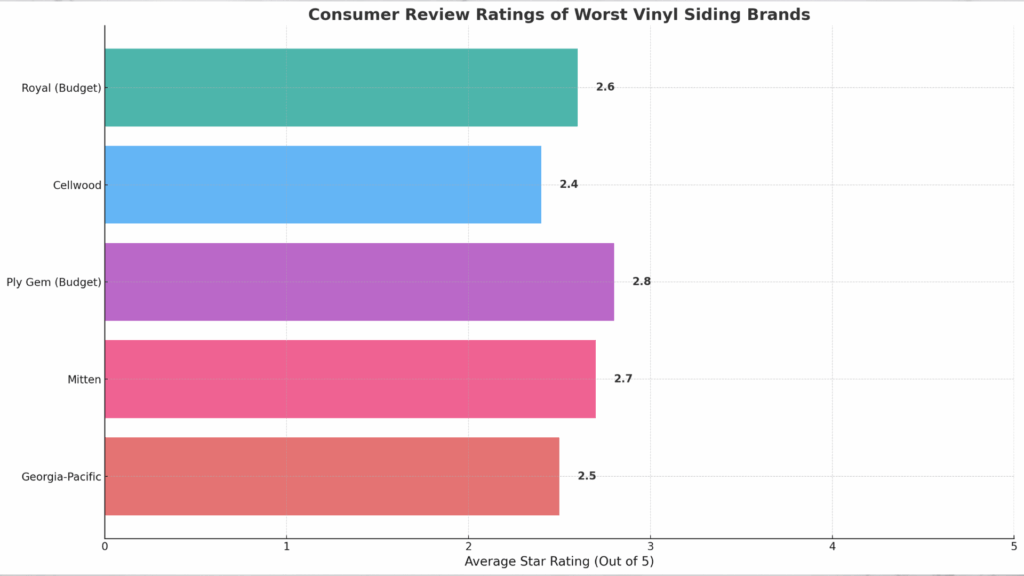 vinyl siding brand rankings
