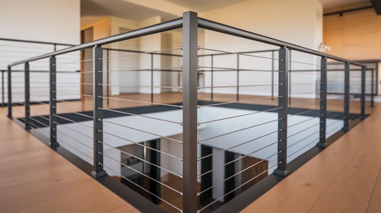 z-Sleek_Black_Metal_with_Horizontal_Cables