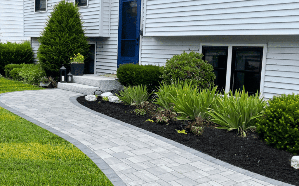 Stamped vs. Plain Concrete Walkways