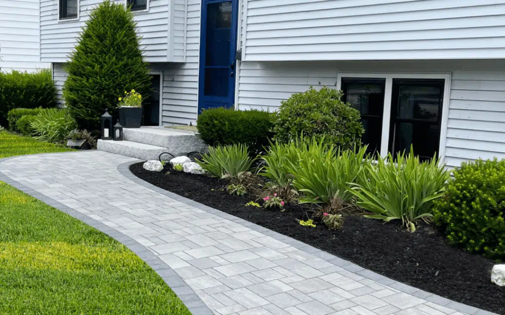 Stamped vs. Plain Concrete Walkways
