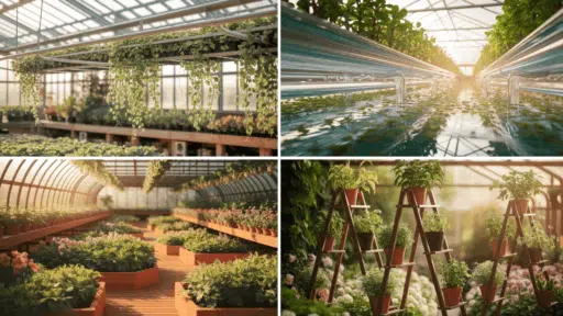 27 Creative Greenhouse Interior Layout Ideas