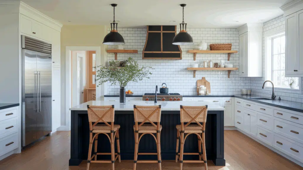Choosing the Right Black Hardware for Your White Cabinets