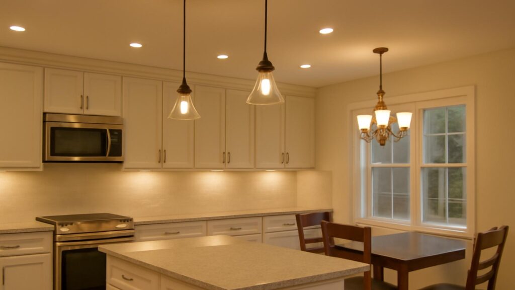 Combining Can Lighting with Other Fixtures