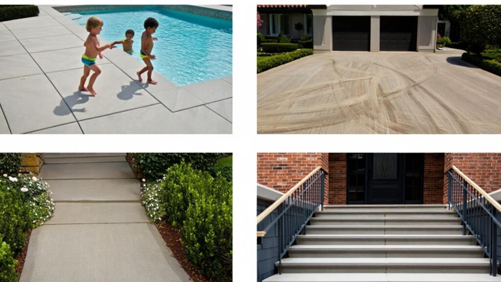 Common Applications of Sand Finish Concrete