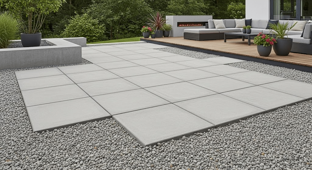 Concrete Paver Deck