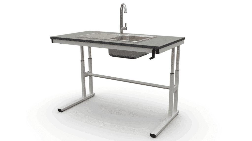 Freestanding ADA Sinks with Support Frames