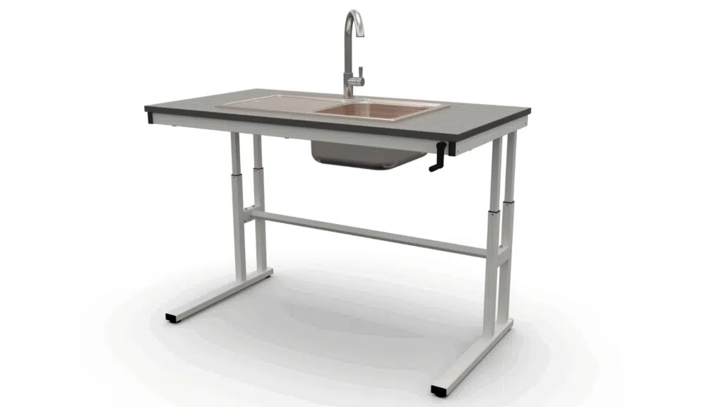 Freestanding ADA Sinks with Support Frames