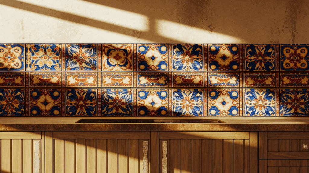 Hand-Painted Spanish Tiles