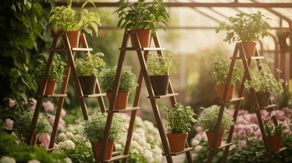 Ladder Plant Stands